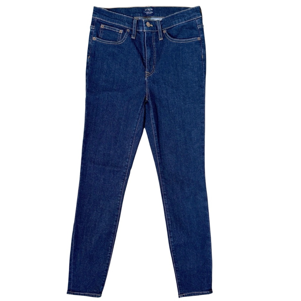 J. CREW Factory 9” High Rise Skinny Jeans Size 28 in Dark Wash